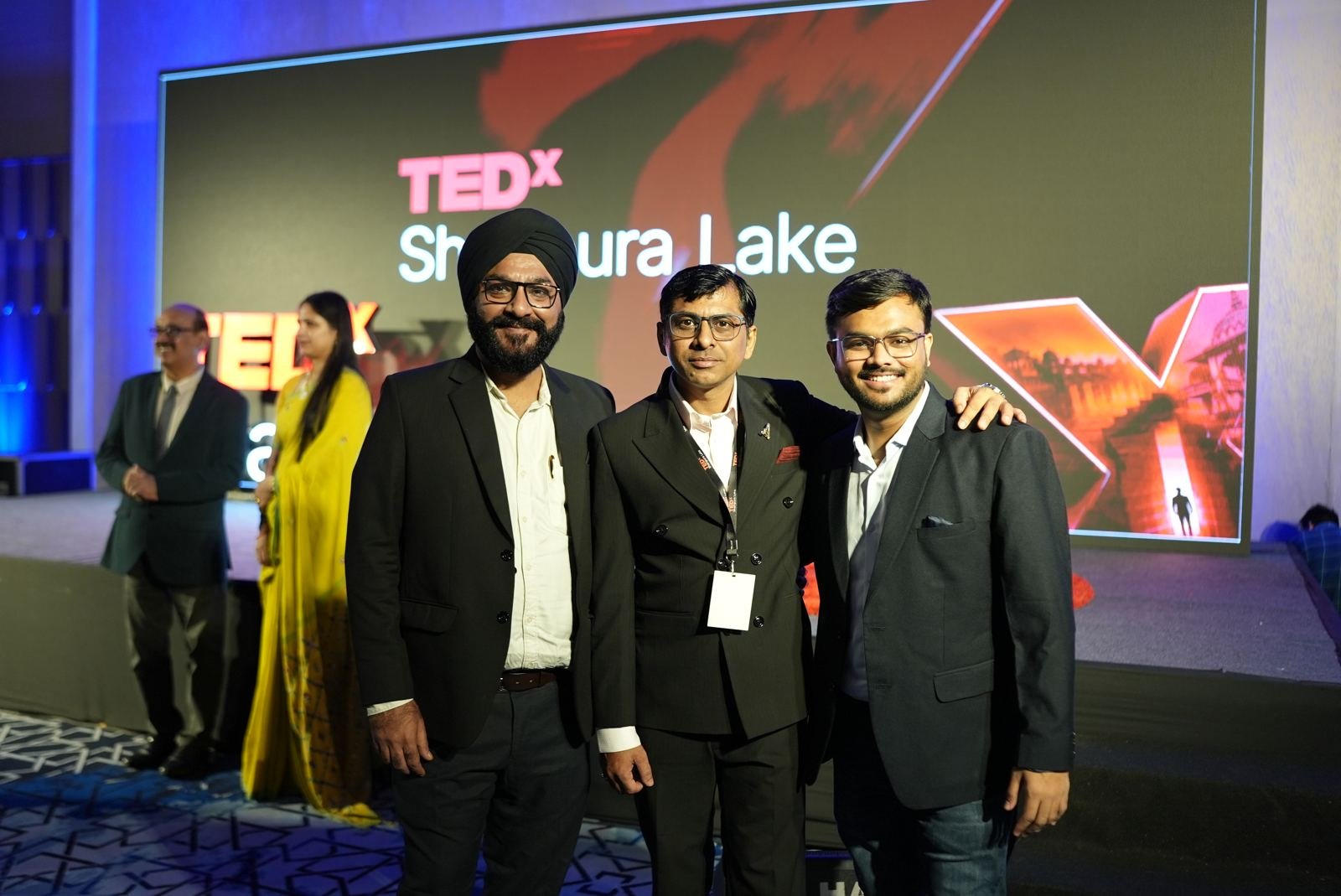 Guests networking at TEDxShahpura Lake 2026